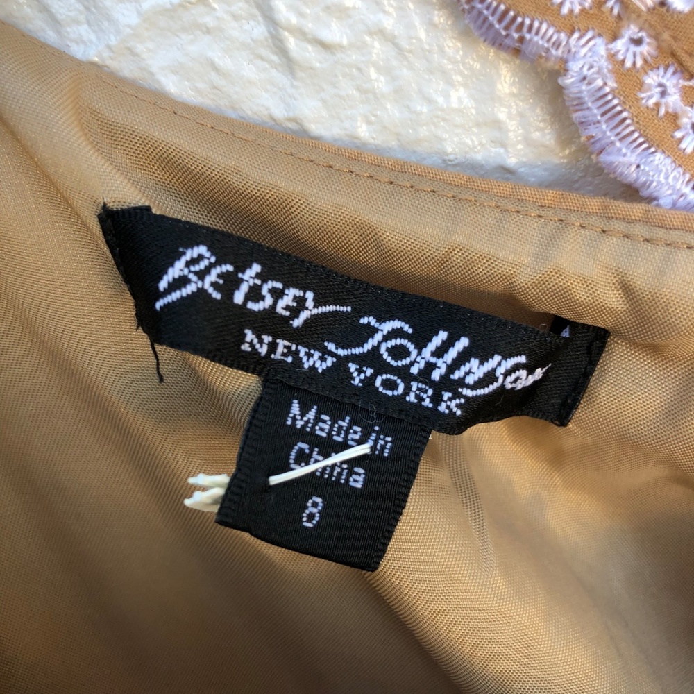 Betsey Johnson Tiered Eyelet Western Layered Dress - Picture 6 of 8